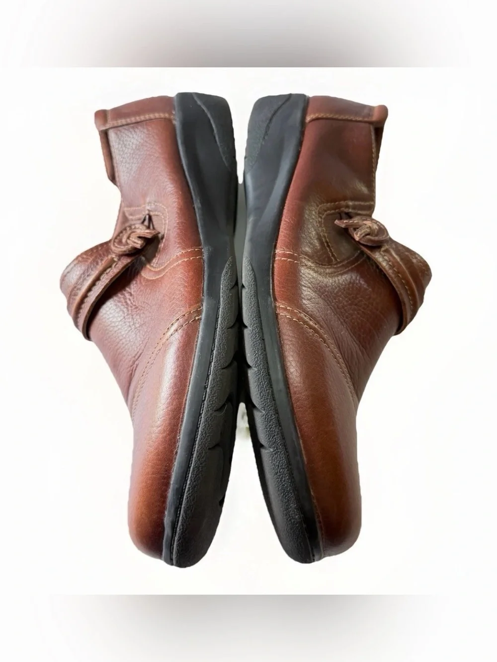 Collection by Clarks Shoes Womens 8.5W Cheyn Madi Loafers Brown Leather